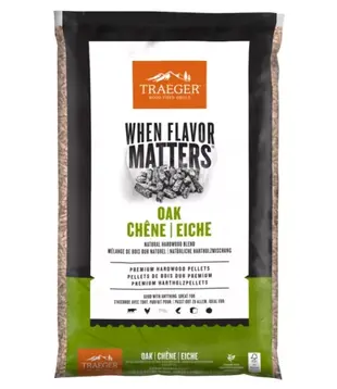 Traeger - Oak Pellets 9kg (Nieuw)