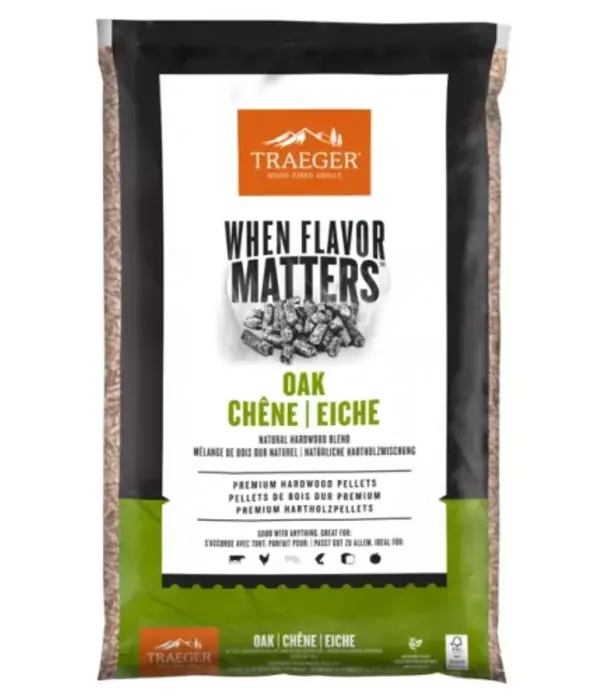 Traeger Traeger - Oak Pellets 9kg (Nieuw)