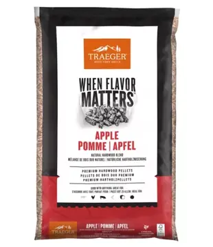Traeger - Apple Pellets 9kg (Nieuw)