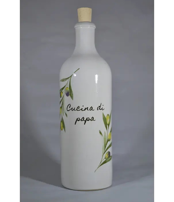 Menu'tje Marechal Fles Keramiek - 'Cucina di Papa' Olijf - 750ml