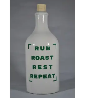 Fles Keramiek - Rub Roast Rest Repeat - 500ml