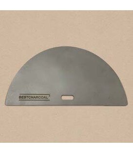Best Charcoal - RVS Griddle - Halvemaanvormig - Compact