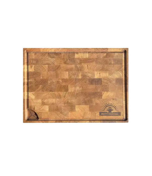 Best Charcoal Best Charcoal - Eikenhouten Snijplank (Kopshout) 60 x 40 x 5 cm