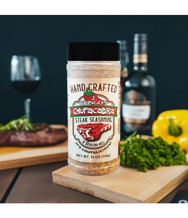 2 Gringos Chupacabra 2 Gringos Chupacabra - Steak Seasoning (& Season-All) (12oz/340 gram)