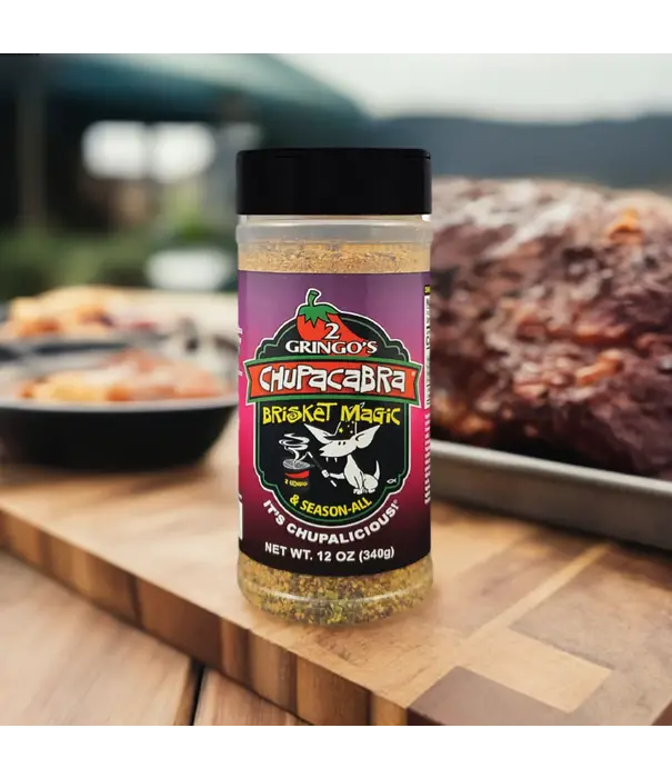 2 Gringos Chupacabra 2 Gringos Chupacabra - Brisket Magic (& Season-All) (12oz/340 gram)