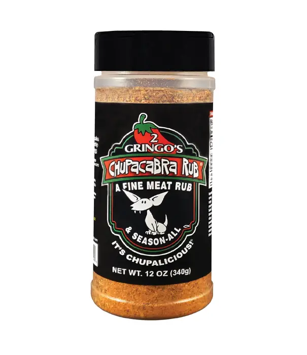 2 Gringos Chupacabra 2 Gringos Chupacabra - A Fine Meat Rub (& Season-All) (12oz/340 gram)