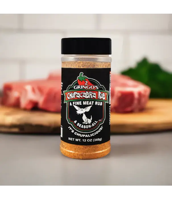2 Gringos Chupacabra 2 Gringos Chupacabra - A Fine Meat Rub (& Season-All) (12oz/340 gram)