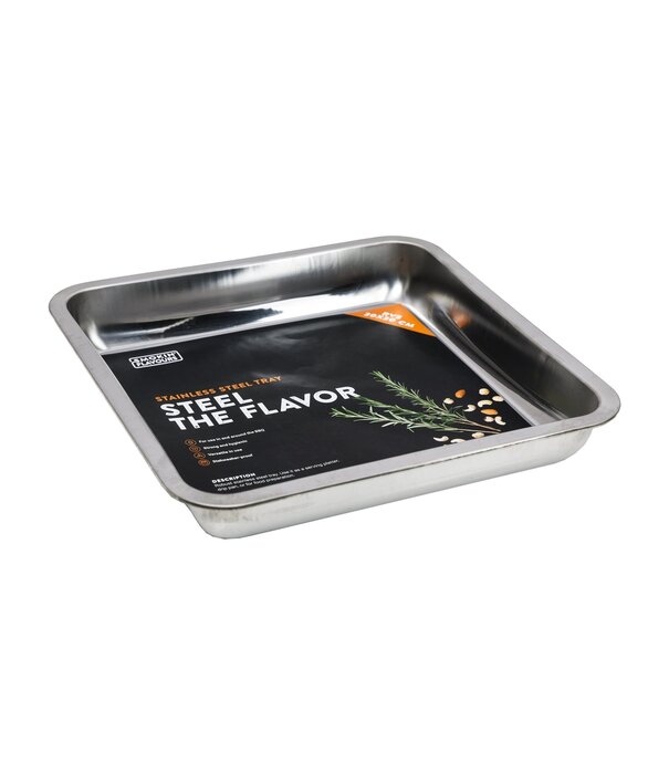 Smokin' Flavours Smokin' Flavours - RVS Tray 30 x 30 cm