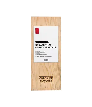 Smokin' Flavours - Kersenhouten Planken (set van 2) 30 x 12,5 x 1 cm