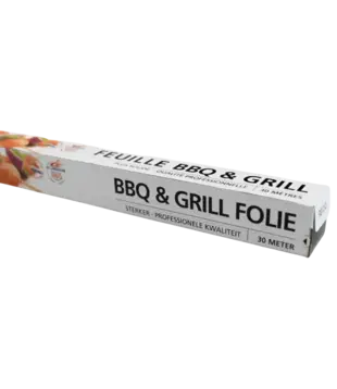BBQ & Grill Aluminium Folie 'Extra Dik' (21 my, 44cm x 30m)