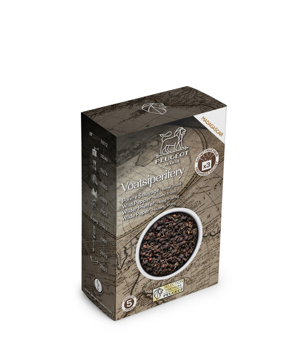 Peugeot Peugeot - Doos 3 zakjes - Voatsiperifery wilde peper 60g (3* 20g) (Spices Serie)