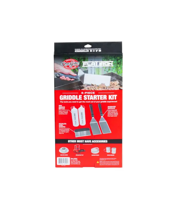 Char-Griller Char-Griller® - Flat Iron™ - Griddle Starter Kit (Nieuw)