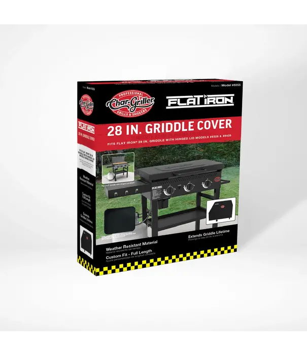 Char-Griller Char-Griller® - Griddle / Plancha Cover - Flat Iron™ 3 Burner