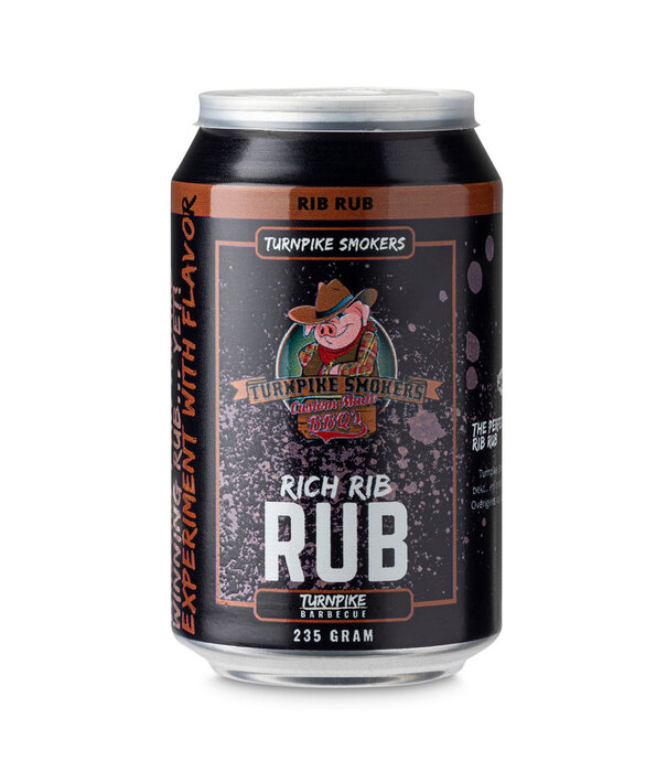 Turnpike BBQ Turnpike BBQ - Smokers Rich Rib Rub (235 gram)
