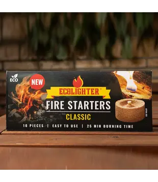 Ecolighter - Eco aanmaakblok - Pak 10 stuks (groot)