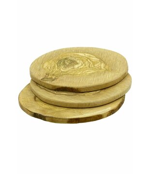 Smokey Olive Wood - Rookplank Olijf Rond (3 stuks)
