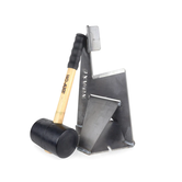 NO-AXE - Houtklover Blank Staal (met Hamer)