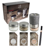 Peugeot - Maestro - Zoutbar - Zoutmolen Set met 3 zouten (verwisselbaar)