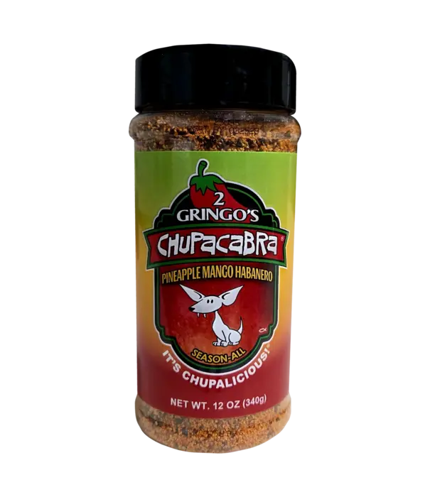 2 Gringos Chupacabra 2 Gringos Chupacabra - Pineapple Mango Habanero Rub (12oz/340 gram)