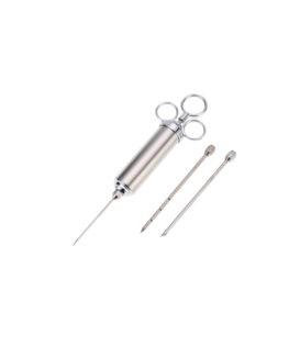 Turnpike BBQ - Stainless Steel Marinade Injector Kit (RVS, Set)