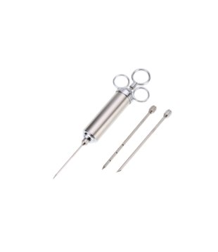 Turnpike BBQ - Stainless Steel Marinade Injector Kit (RVS, Set)