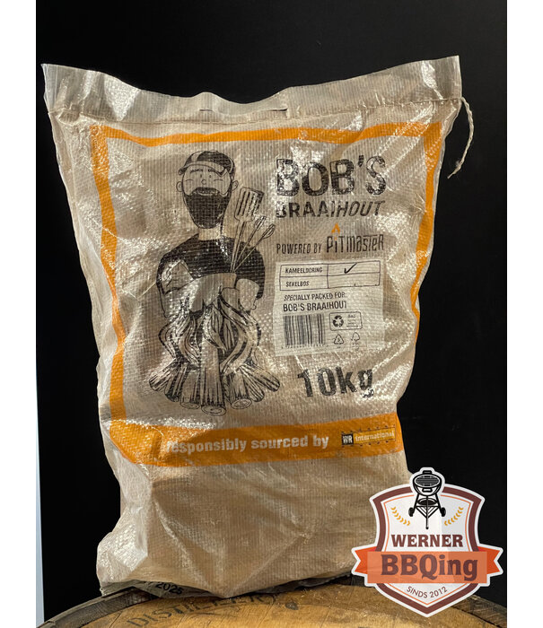 Bob's Braaihout Bob's Braaihout - Sekelbos 10kg (Nieuw)