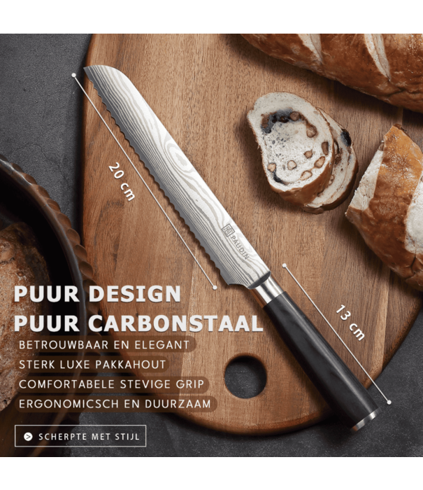 Paudin Paudin - KW2 - Broodmes (20,5 cm / 8”)