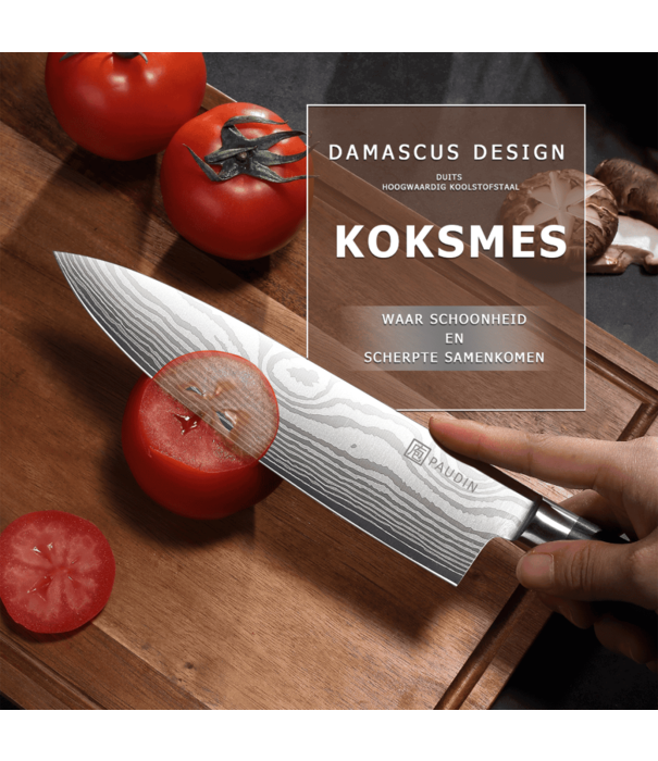 Paudin Paudin - KW1 - Chefmes / Koksmes (20,5 cm / 8”)