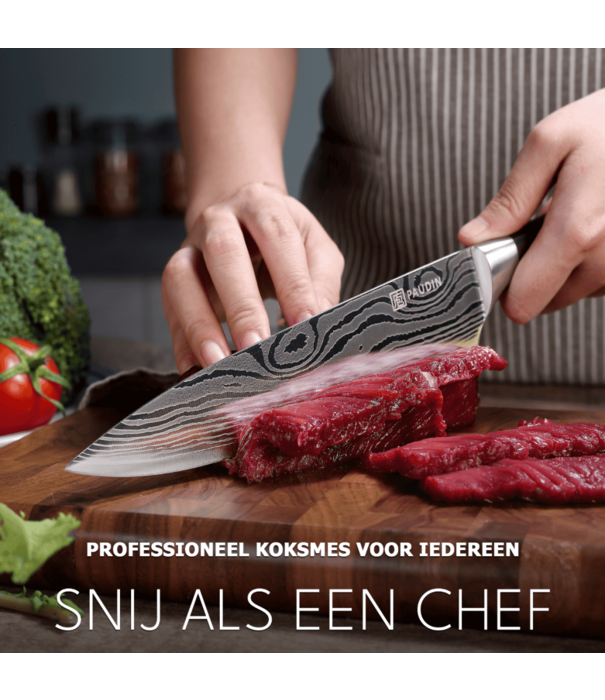 Paudin Paudin - KW1 - Chefmes / Koksmes (20,5 cm / 8”)