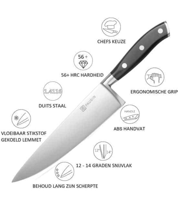 Paudin Paudin - SA1 Chef Knife 20 cm [[[info invullen]]]