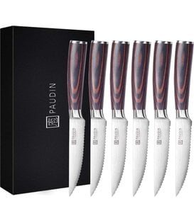 Paudin - S3 Steakmessen (Set 6-delig)
