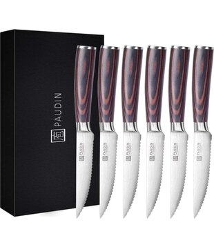 Paudin - S3 Steakmessen (Set 6-delig)