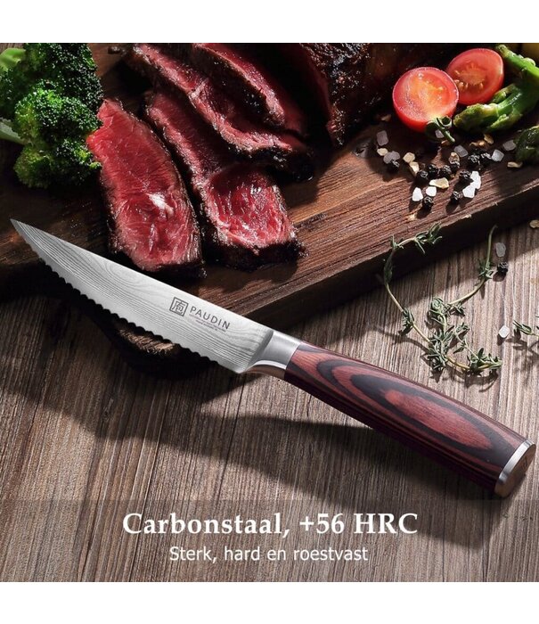 Paudin Paudin - S3 Steakmessen (Set 6-delig)