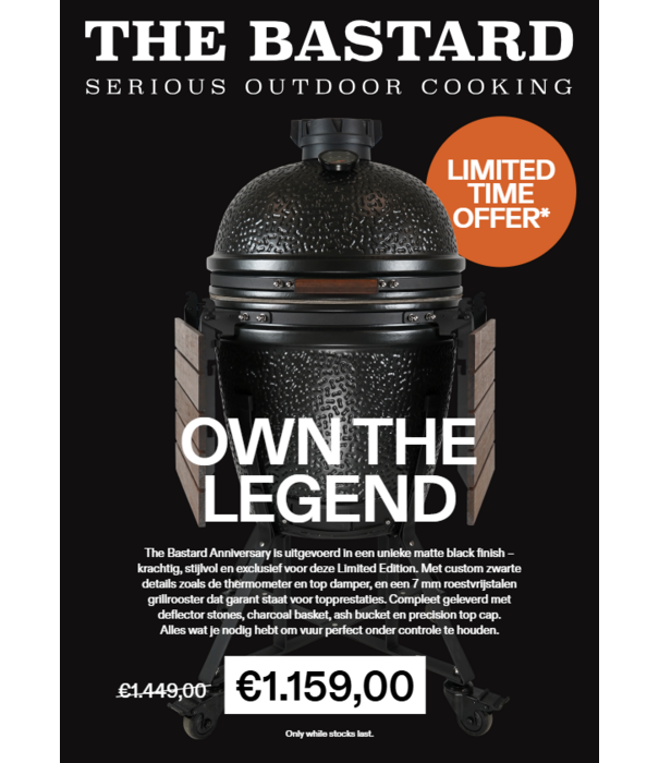 The Bastard ACTIE: EXTRA VOORRAAD - The Bastard - Anniversary Edition Large Complete (Black Friday Actie 2025)