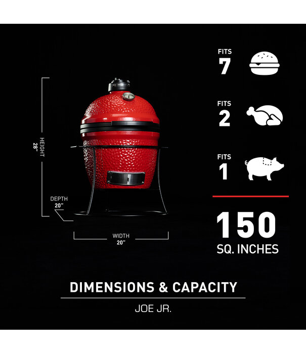 Kamado Joe ACTIE: Kamado Joe ® - Joe Jr (Junior) Celebration Pack (Set Junior)