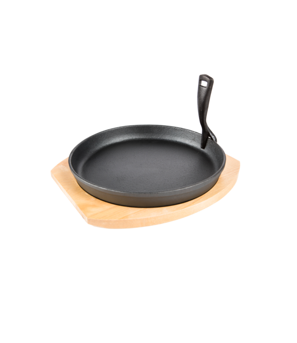 Grill Guru Grill Guru - Cast Iron Cooking Plate & Holder