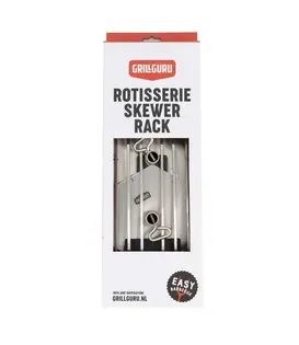 Grill Guru - Rotisserie Skewer Rack Large
