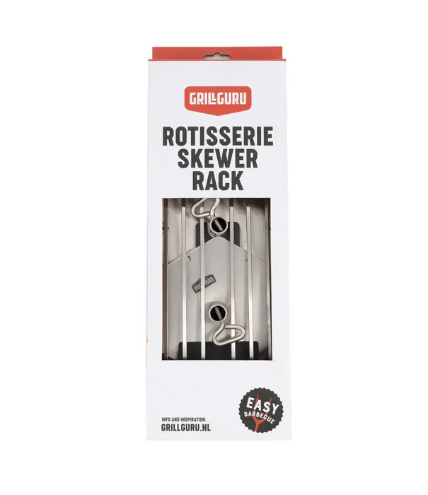 Grill Guru Grill Guru - Rotisserie Skewer Rack Large