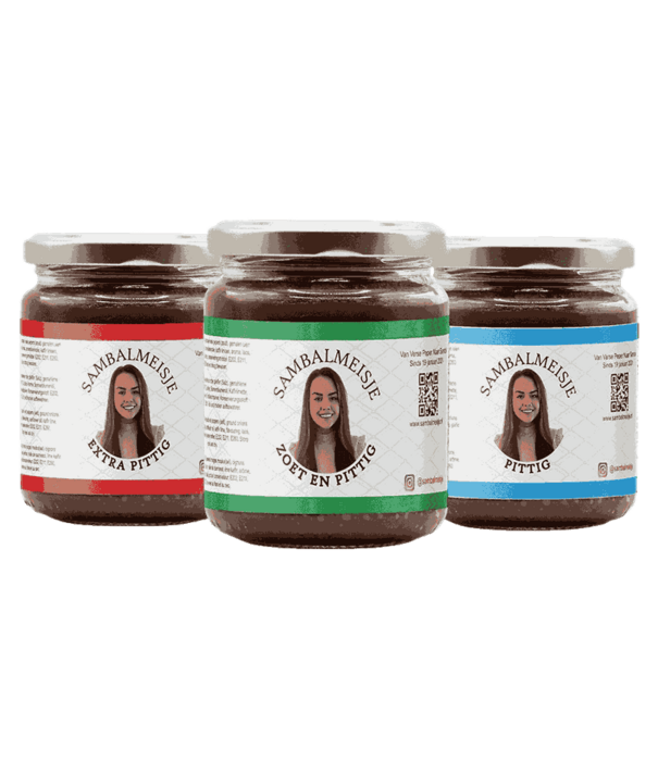 Sambalmeisje Sambalmeisje - Sambal Extra Pittig - 280 gram