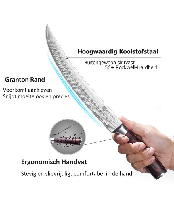 Paudin Paudin - N24 - Turks Vleesmes Curved (25 cm)