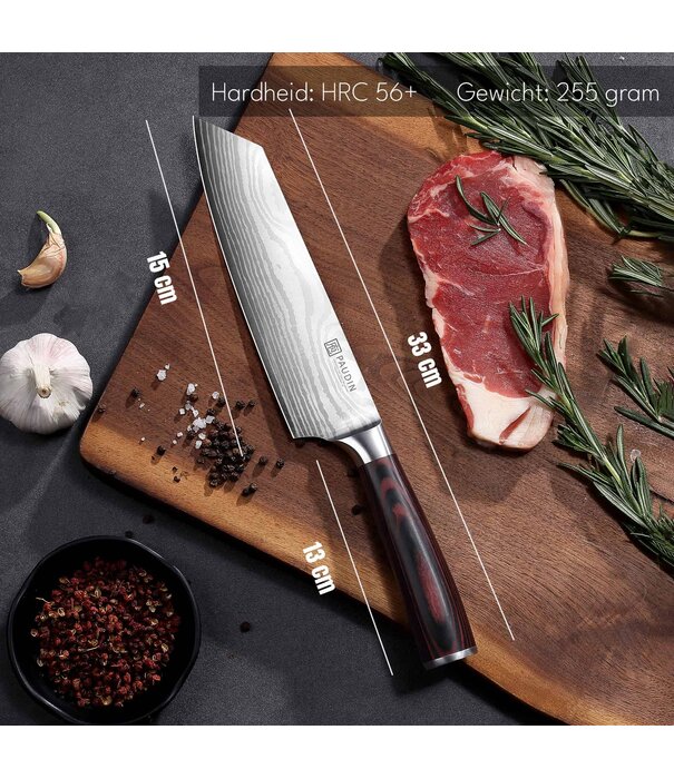 Paudin Paudin - N18 - Kiri-tsuke mes (20 cm)