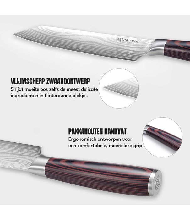 Paudin Paudin - N18 - Kiri-tsuke mes (20 cm)