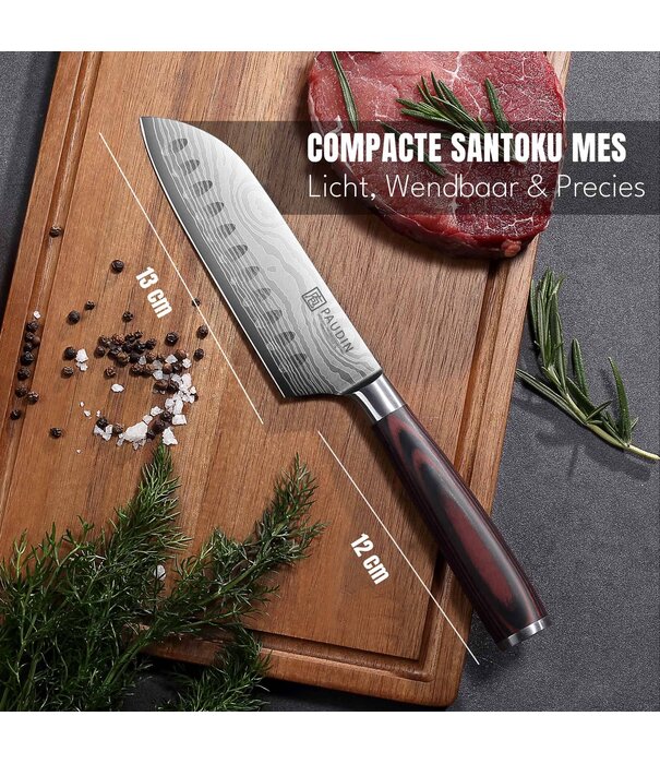 Paudin Paudin - N16 - Santoku mes (13 cm)