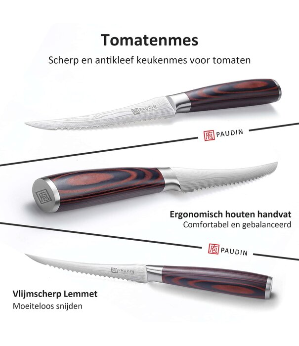 Paudin Paudin - N15 - Tomatenmes (12,5 cm)