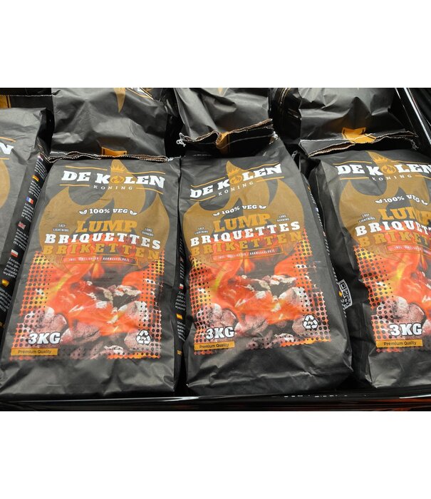 De Kolen Koning De Kolen Koning - Briketten 3 kg (Quebracho)