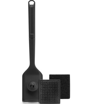 Napoleon - Essential grillborstel met RVS borstelkop en schuurkop