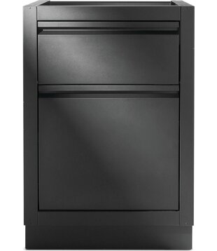 Napoleon - Afvalkast met keukenrolhouder, mat zwart