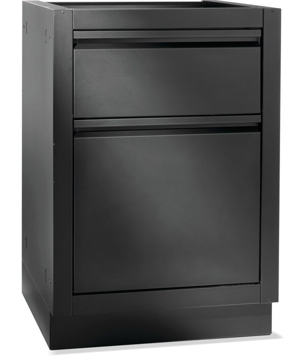 Napoleon Napoleon - Afvalkast met keukenrolhouder, mat zwart