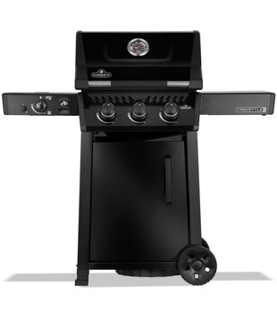 Napoleon - Freestyle™ PRO 365, 3 hoofdbranders, SIZZLE ZONE™ zijbrander en deur, zwart