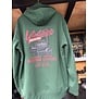 Brisketwear - Hooded Sweater (Maat 2XL) - Groen Vintage Print